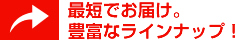 最短でお届け。豊富なラインナップ！